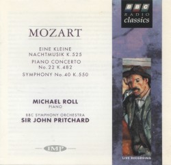 Eine kleine Nachtmusik K. 525 / Piano Concerto no. 22 K. 482 / Symphony no. 40 K. 550