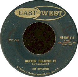 Better Believe It / Week End