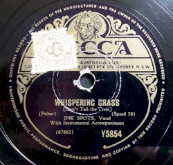 Whispering Grass (Don't Tell the Trees) / I'll Never Make the Same Mistake Again