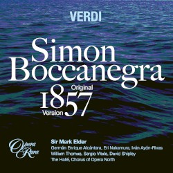 Verdi: Simon Boccanegra (original 1857 version)