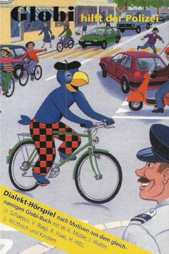 Globi hilft der Polizei