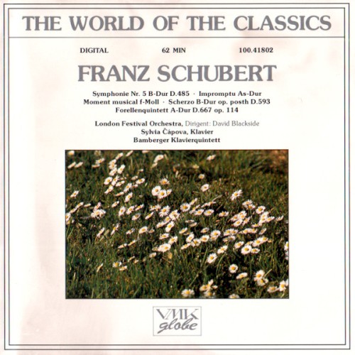 Symphonie Nr. 5 B-Dur D. 485 / Impromptu As-Dur / Moment Musical F-Moll / Scherzo B-Dur Op. Posth. D.593 / Forellenquintett A-Dur D.667 Op. 114
