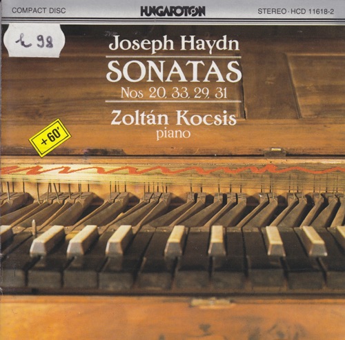 Sonatas nos. 20, 33, 29, 31