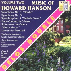 Music of Howard Hanson, Volume Two