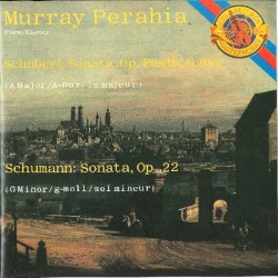 Schubert: Sonata in A major, op. posth., D. 959 / Schumann: Sonata in G minor, op. 22