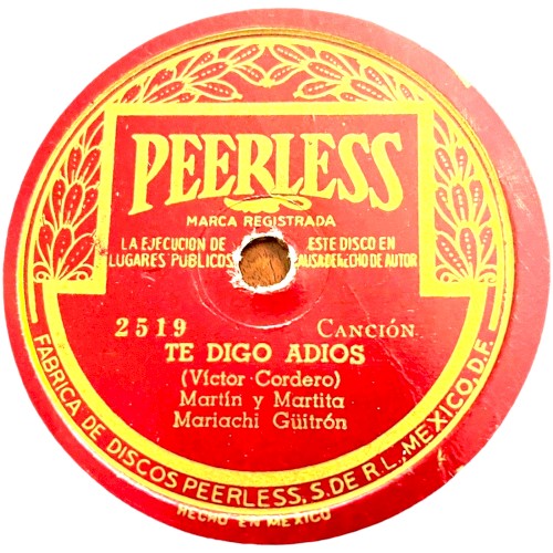 Te digo adiós / Juan Charrasqueado