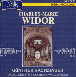Symphonie pour orgue no. 1 en ut mineur, op. 13 / Symphonie pour orgue no. 2 en ré mineur, op. 13