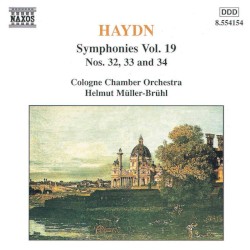 Symphonies Vol. 19: Nos 32, 33, and 34