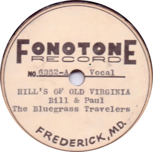 Hills of Old Virginia / Whitehouse Blues