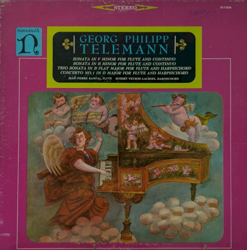 Sonata in F minor, Sonata in B minor, Trio Sonata in B-flat major, Concerto no. 1 in D major