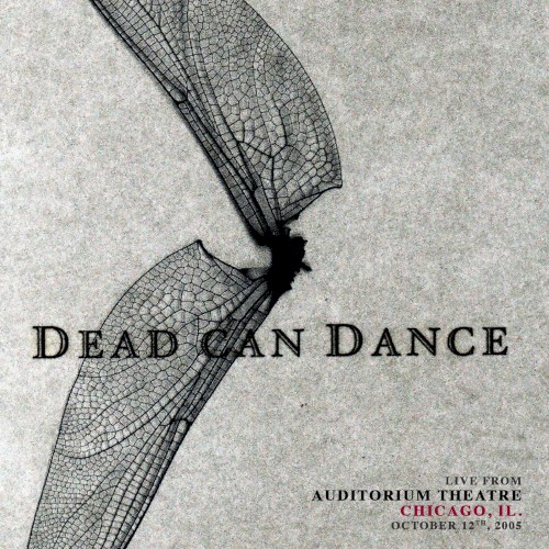 Live from Auditorium Theatre, Chicago, IL. October 12th, 2005
