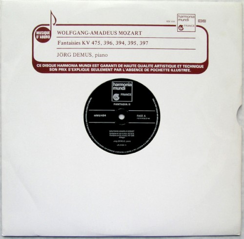 Fantaisies KV 475, 396, 394, 395, 397