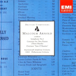 Symphony No.1 / Concerto For Two Pianos (Three Hands) / Overture 'Tam O'Shanter'