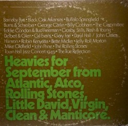Heavies for September From Atlantic, Atco, Rolling Stones, Little David, Virgin, Clean & Manticore