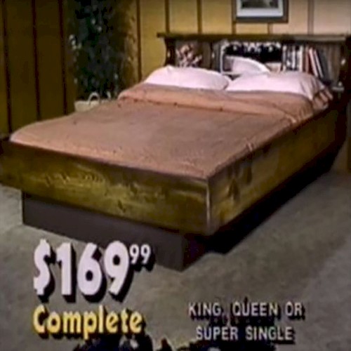 wasted on a waterbed