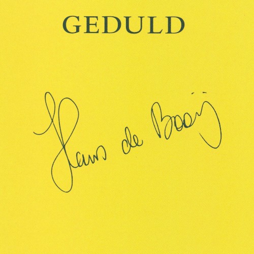 Geduld: Het beste van Hans de Booij