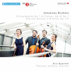 String Quartet no. 1 in C minor, op. 51 no. 1 / Clarinet Quintet in B minor, op. 115