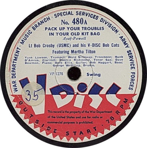 Pack Up Your Troubles in Your Old Kit Bag / It Don’t Mean a Thing If It Ain’t Got That Swing