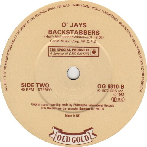 Love Train / Backstabbers