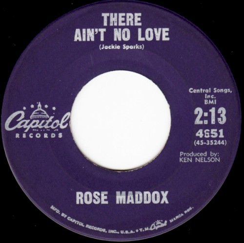 There Ain’t No Love / Your Kind Of Lovin’ Won’t Do