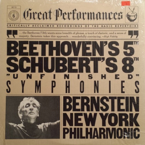 CBS Great Performances, Volume 6: Beethoven: Symphony no. 5 / Schubert: Symphony no. 8 "Unfinished"