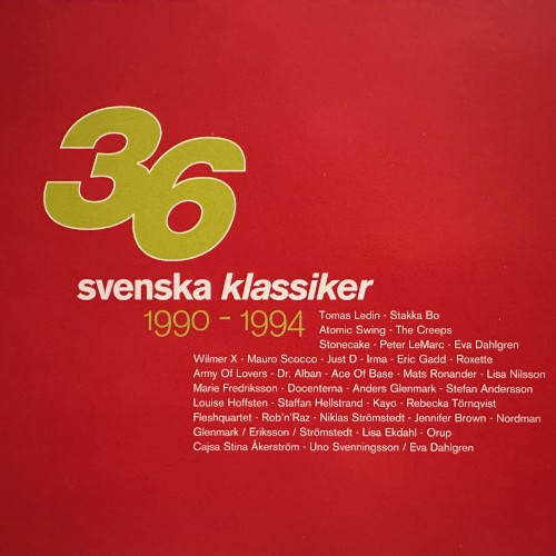 36 svenska klassiker 1990-1994