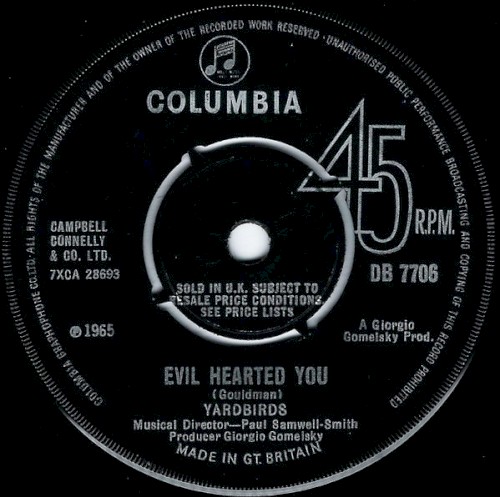 Evil Hearted You / Still I’m Sad