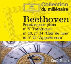 Sonates pour piano n°8 "Pathétique" n°13, n°14 "Clair de lune" et n°23 "Appassionata"