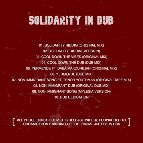Solidarity in Dub (Fundraiser)