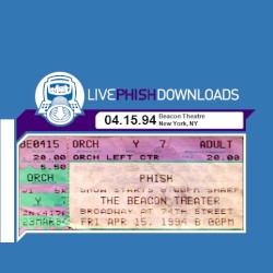 1994-04-15: Beacon Theatre, New York, NY, USA