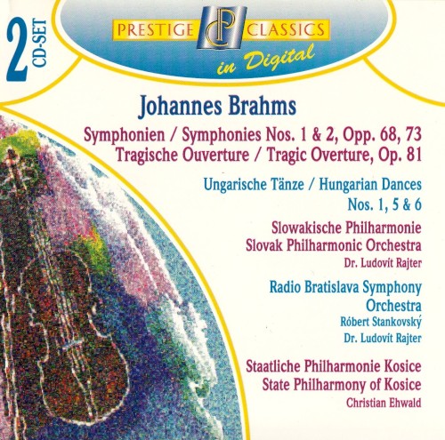 Symphony Nos. 1 & 2, opp. 68, 73 / Tragic Overture, op. 81 / Hungarian Dances nos. 1, 5 & 6