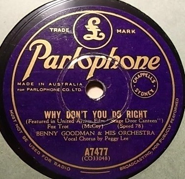 Why Don't You Do Right / The Count