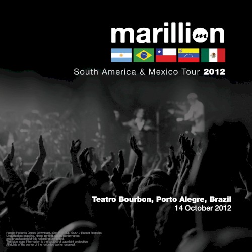 South America & Mexico Tour 2012: Teatro Bourbon, Porto Alegre, Brazil, 14 October 2012