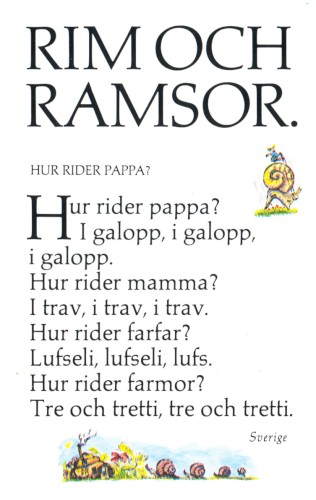 Rim och ramsor
