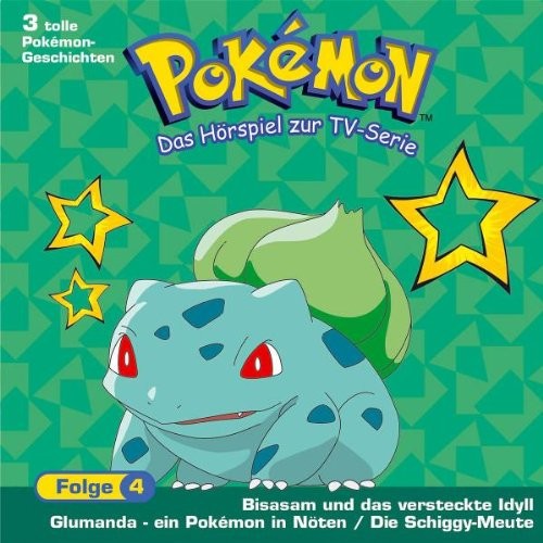 Pokémon: Das Hörspiel zur TV-Serie, Folge 4: Bisasam und das versteckte Idyll / Glumanda - ein Pokémon in Nöten / Die Schiggy-Meute