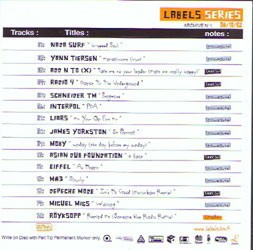 Labels Series Archive N°1 – 08/10/02
