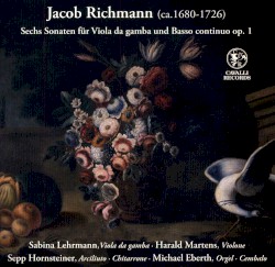 Sechs Sonaten für Viola da gamba und Basso continuo op. 1