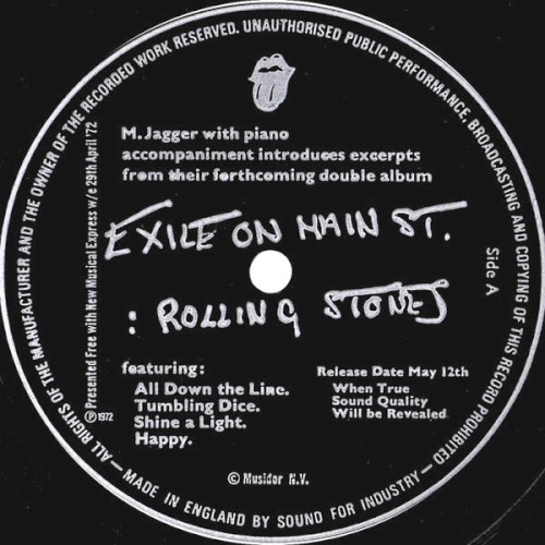 The Rolling Stones / Curved Air / Fanny