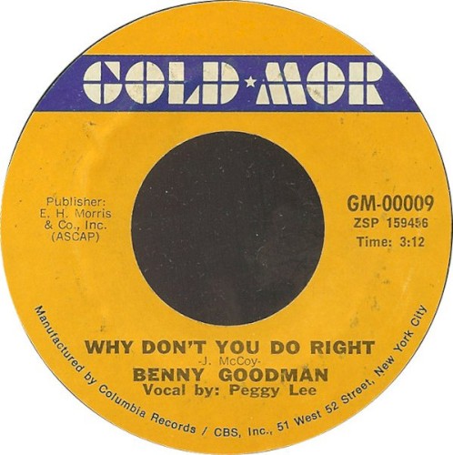 Why Don't You Do Right / Flying Home