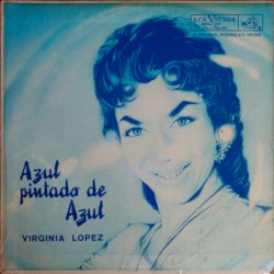 Azul pintado de azul