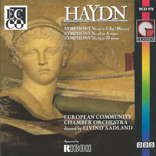 Symphony no. 43 in E-flat "Mercury" / Symphony no. 28 in A major / Symphony no. 34 in D minor