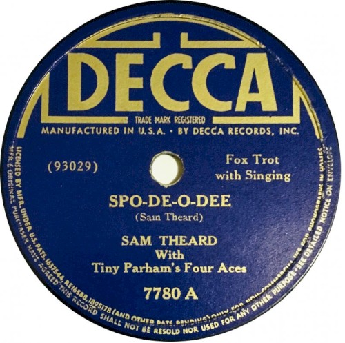 Spo-De-O-Dee / Frogtown Blues