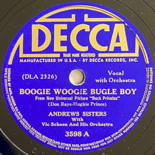 Boogie Woogie Bugle Boy / Bounce Me Brother With a Solid Four
