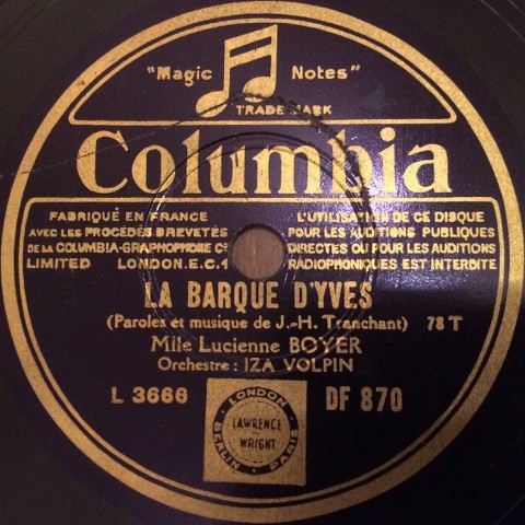La Barque d'Yves / Ne dis pas toujours
