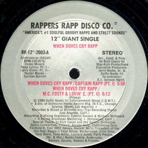 When Doves Cry Rapp / When Doves Cry Syndrome