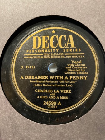 Dreamer With a Penny / Have a Little Sympathy