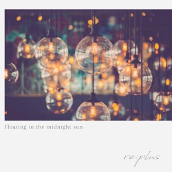 Floating in the midnight sun