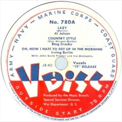 Lazy / Country Style / Oh, How I Hate to Get Up in the Morning / Stella by Starlight / It’s the Same Old Dream