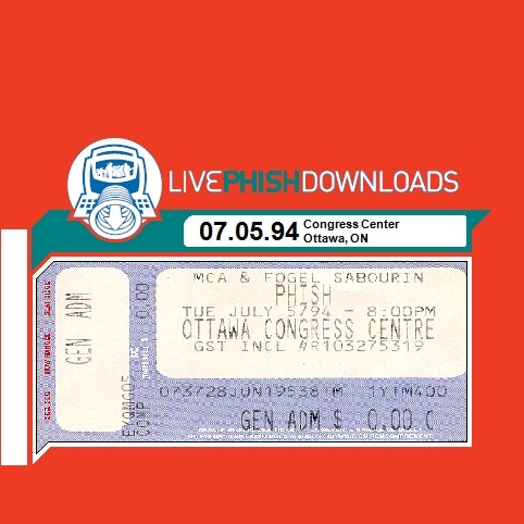 1994-07-05: Congress Center, Ottawa, Ontario, Canada