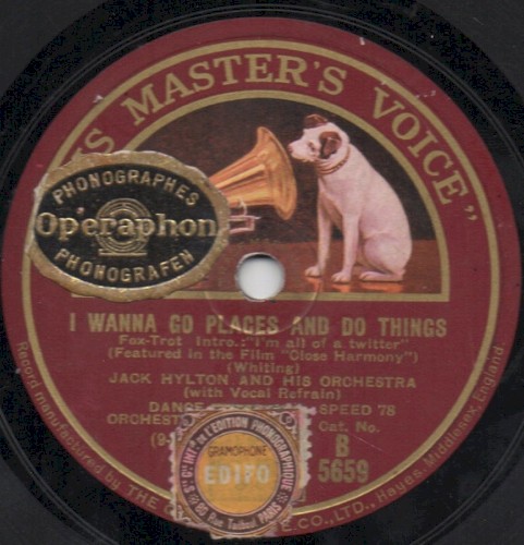 I Wanna Go Places and Do Things / Broadway Melody